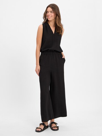 Someday Jumpsuit in Black: front