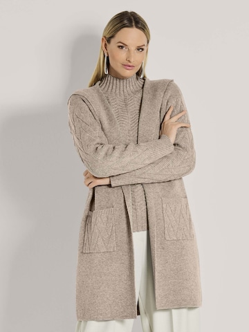 Cardigan MADELEINE en beige : devant