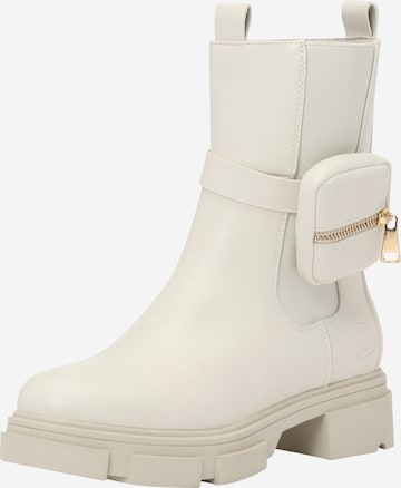 Chelsea Boots Dockers by Gerli en blanc : devant