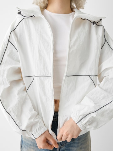 Bershka Between-Season Jacket in White