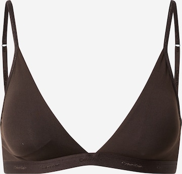 Triangle Soutien-gorge Calvin Klein Underwear en marron : devant