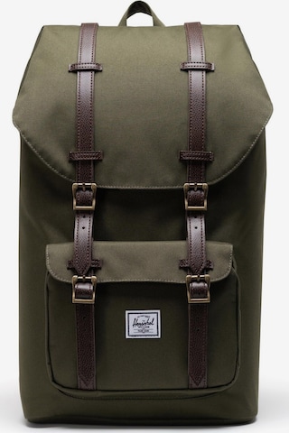 Herschel Backpack 'Little America' in Green: front