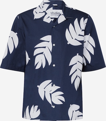 Chemise Studio Seidensticker en bleu : devant