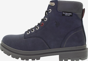 Boots stringati 'Berlin' di U.S. POLO ASSN. in blu: frontale