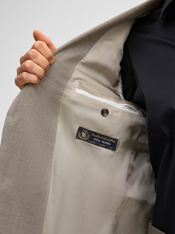 STRELLSON Slim fit Business-colbert 'Aidan' in Beige