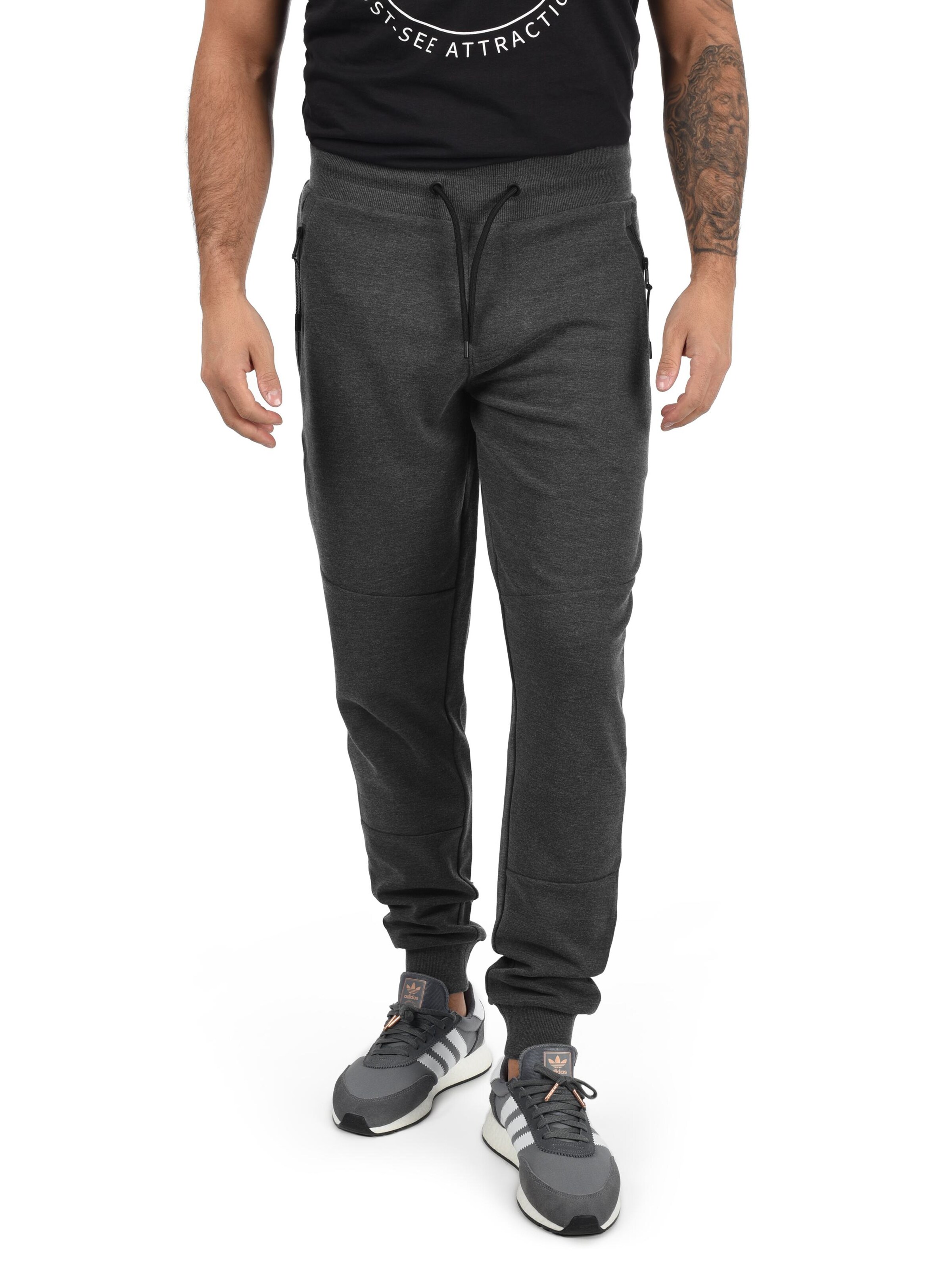 Pantaloni di !Solid in grigio: frontale