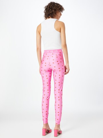 Crās Skinny Leggingsit 'Katecras' värissä vaaleanpunainen