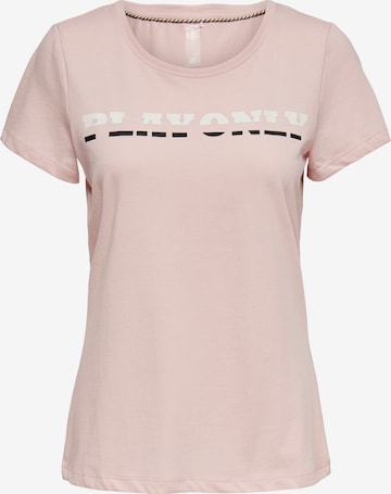 T-shirt fonctionnel 'Joo' ONLY PLAY en rose : devant