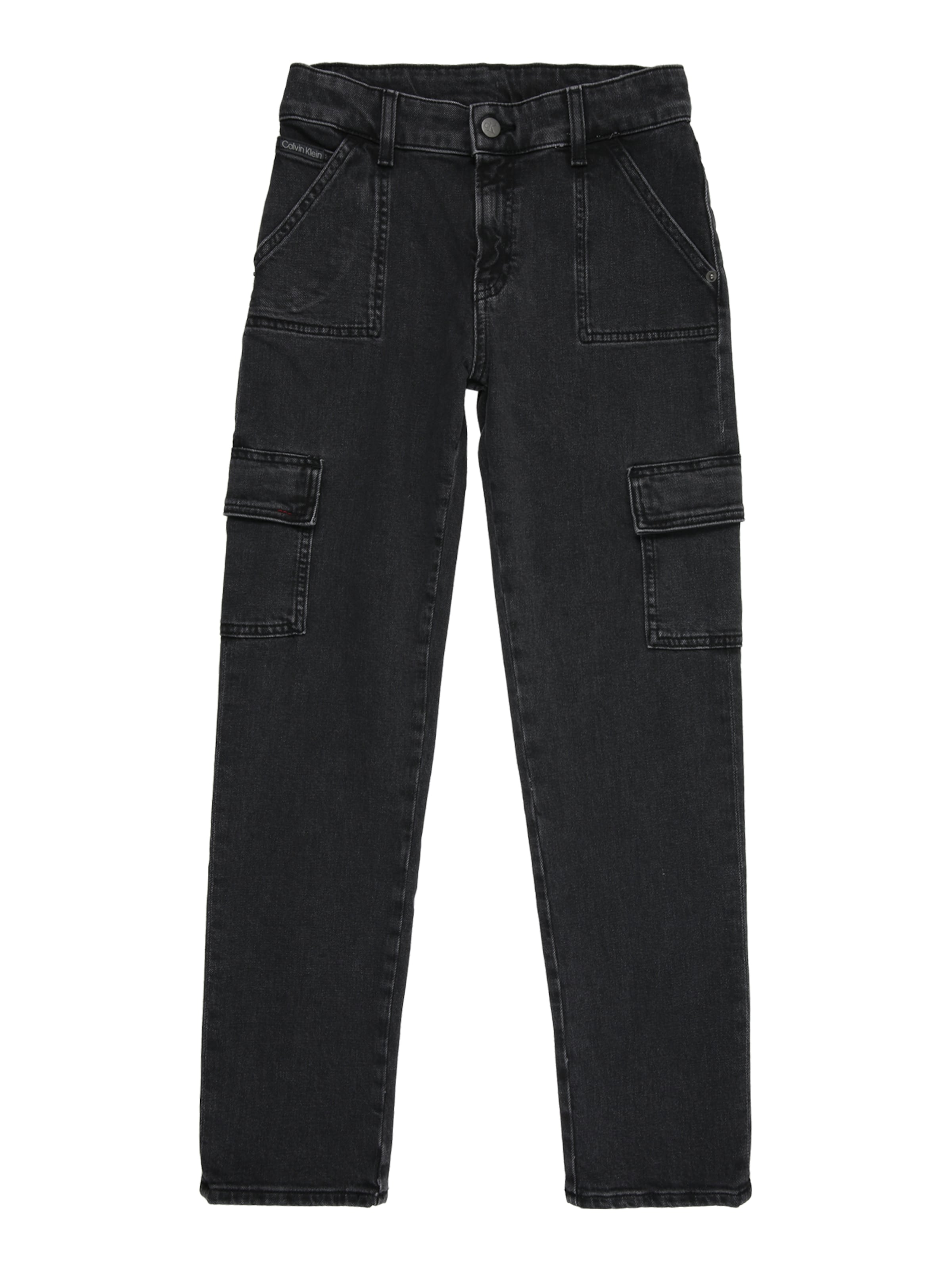 Calvin Klein Jeans Regular Jeans in Black: front