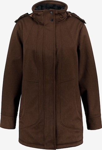 Ulla Popken Performance Jacket in Brown: front