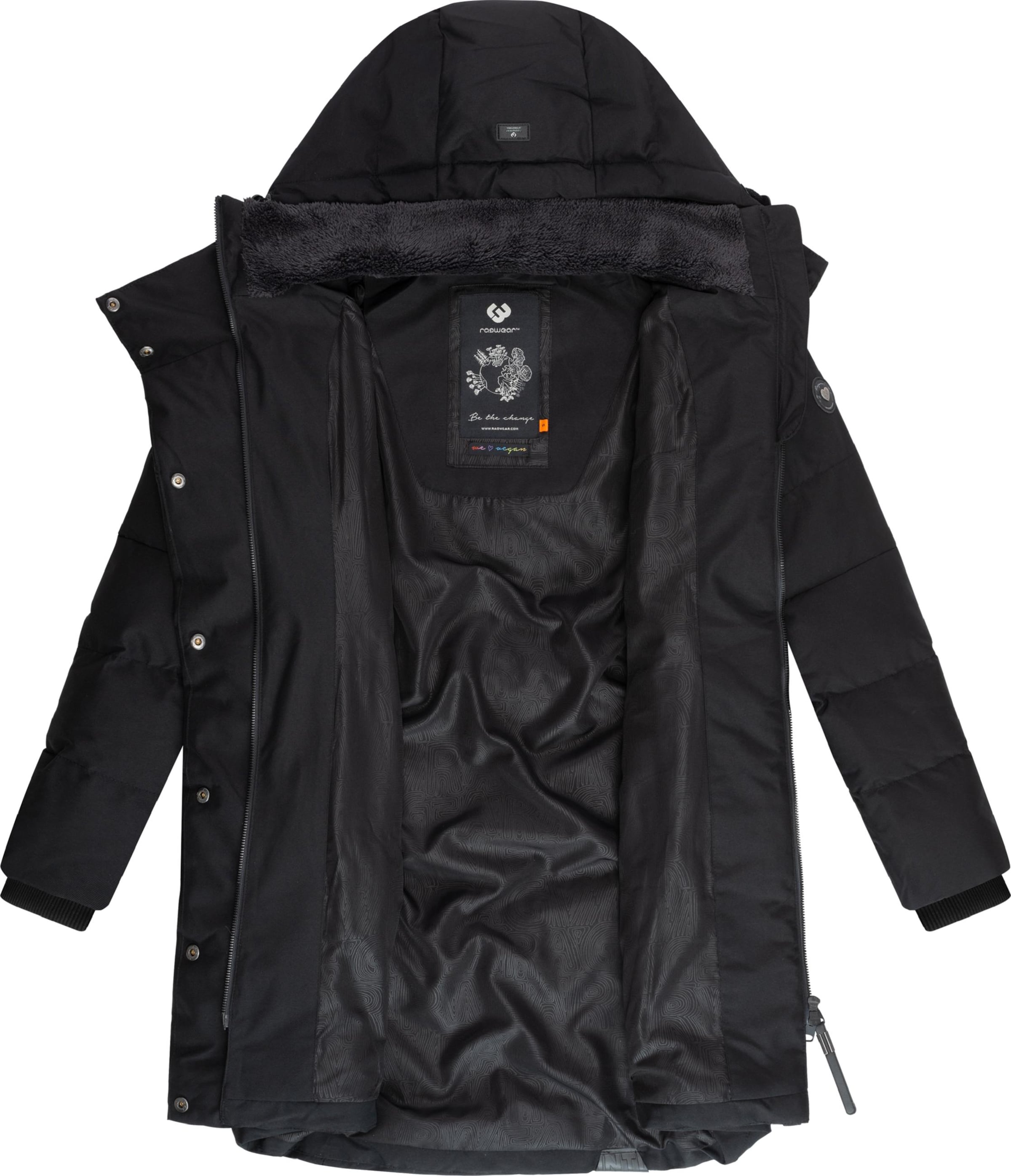 Ragwear Vinterfrakke 'Pavla' i sort