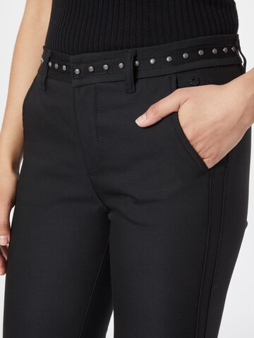 Coupe slim Pantalon chino 'Claudia Polyneo' FREEMAN T. PORTER en noir