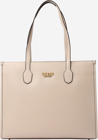 GUESS Shoppingväska 'Silvana' i beige