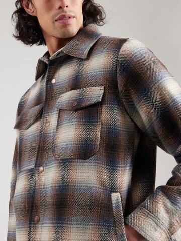 INDICODE JEANS Regular Fit Hemd in Braun