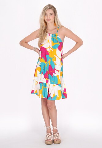 Robe d’été IZIA en mélange de couleurs