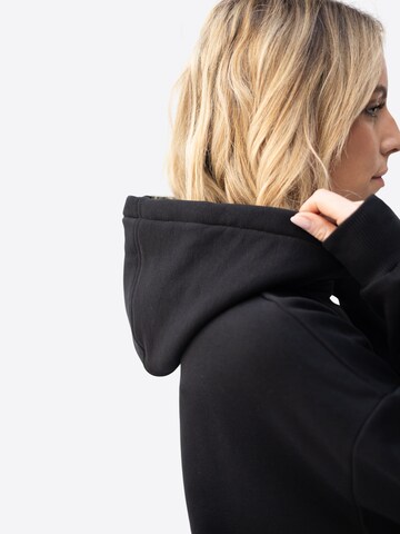 TATES Oversized Sweater 'Kuscheliger Light Hoodie' in Black