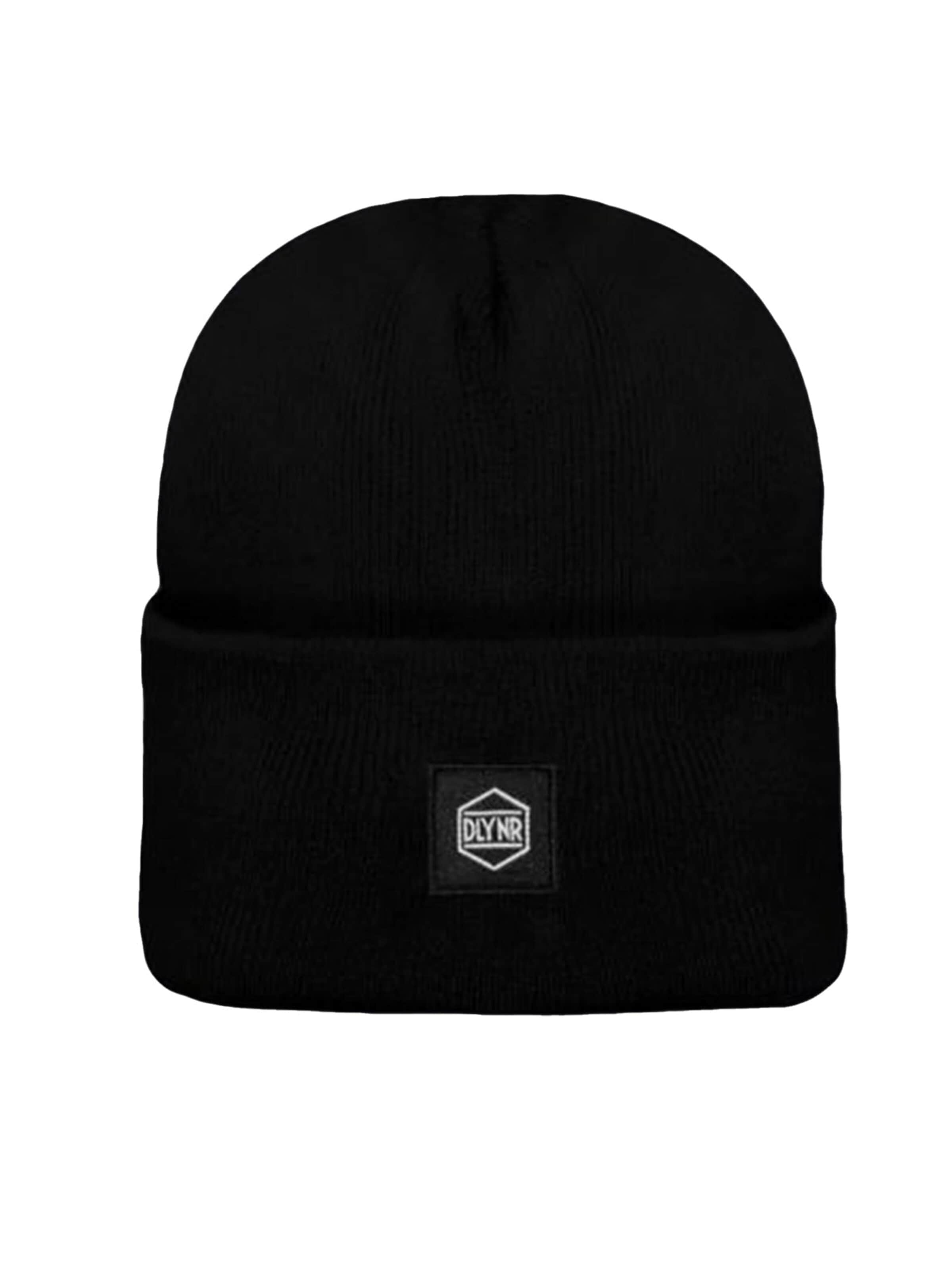 DOLLY NOIRE Czapka 'BEANIECLAVA BEANIE BLACK' w kolorze czarny: przód