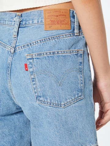 LEVI'S ® Regular Farkut '501 Rolled Short' värissä sininen