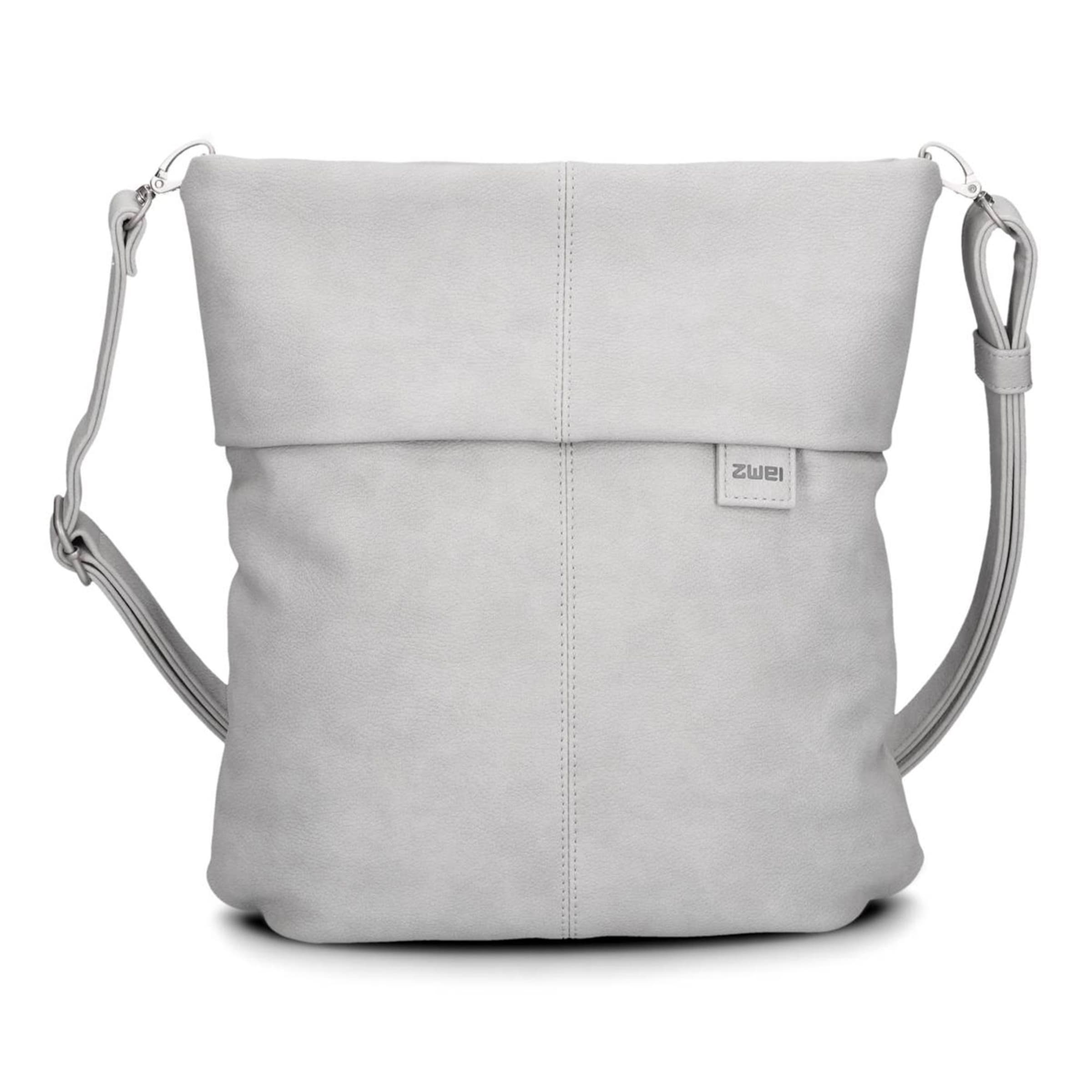 Borsa a spalla 'Mademoiselle' di ZWEI in grigio: frontale