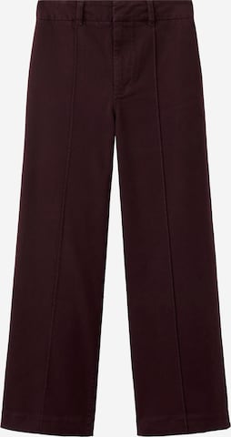 MANGOWide Leg/ Široke nogavice Traperice 'PALOMA' - crvena boja: prednji dio