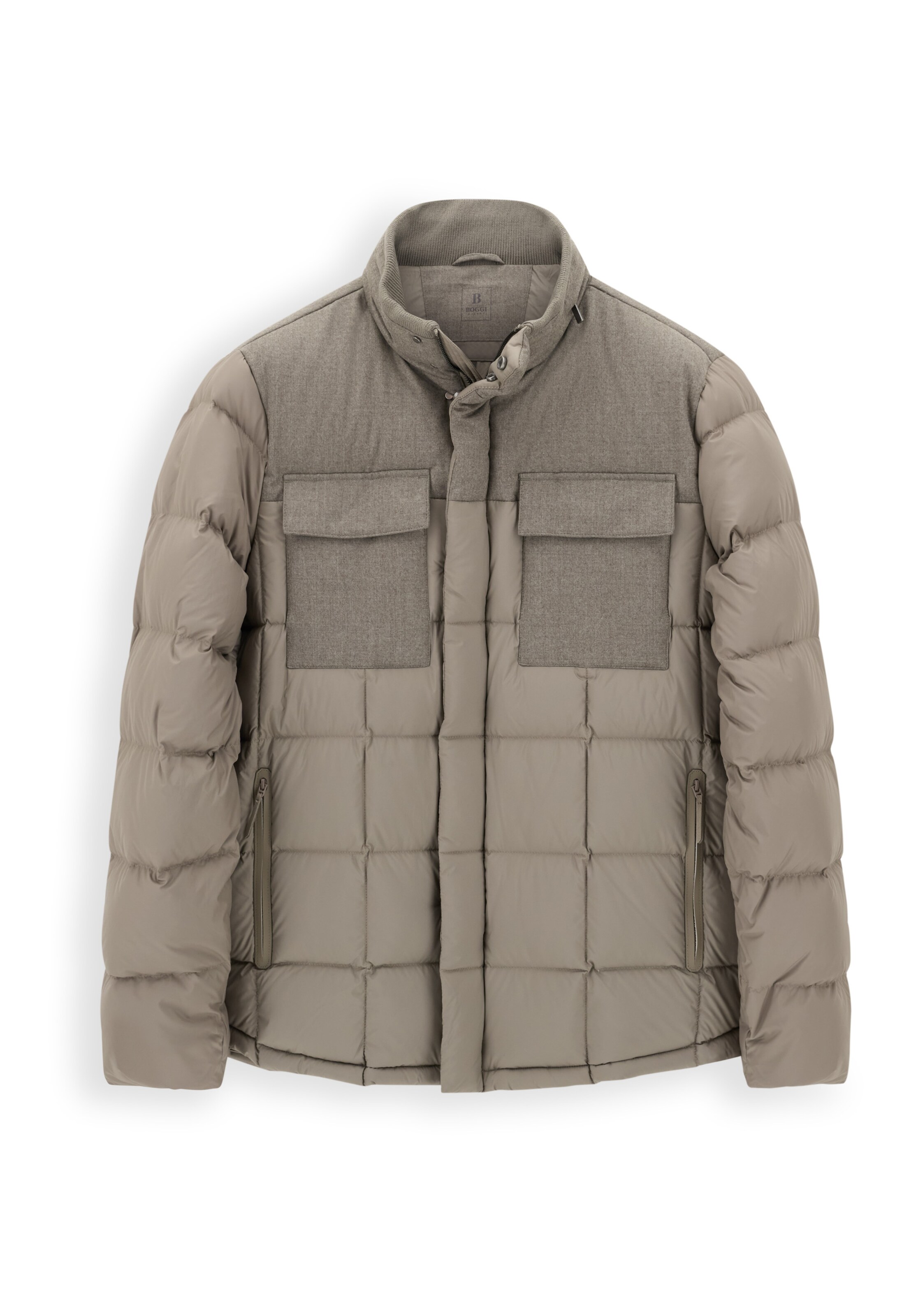 Boggi Milano Between-Season Jacket in Brown: front