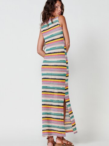 KOROSHI Knit dress in Mixed colours