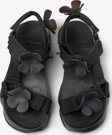 Camper Oruga Platte Leren Sandalen Red Dames Camper Oruga Platte Leren Sandalen Red Dames
