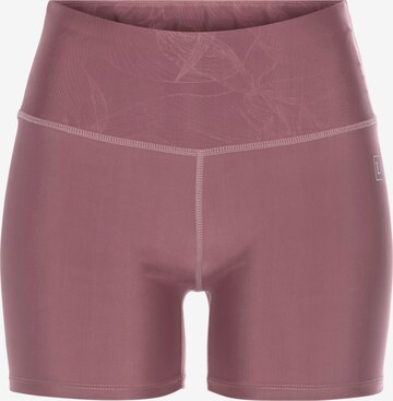 LASCANA ACTIVE Skinny Sportbroek in Roze: voorkant