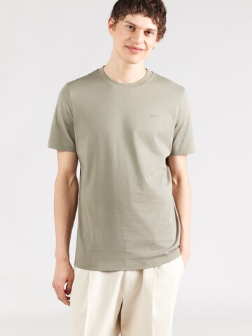 s.Oliver Shirt in Groen: voorkant
