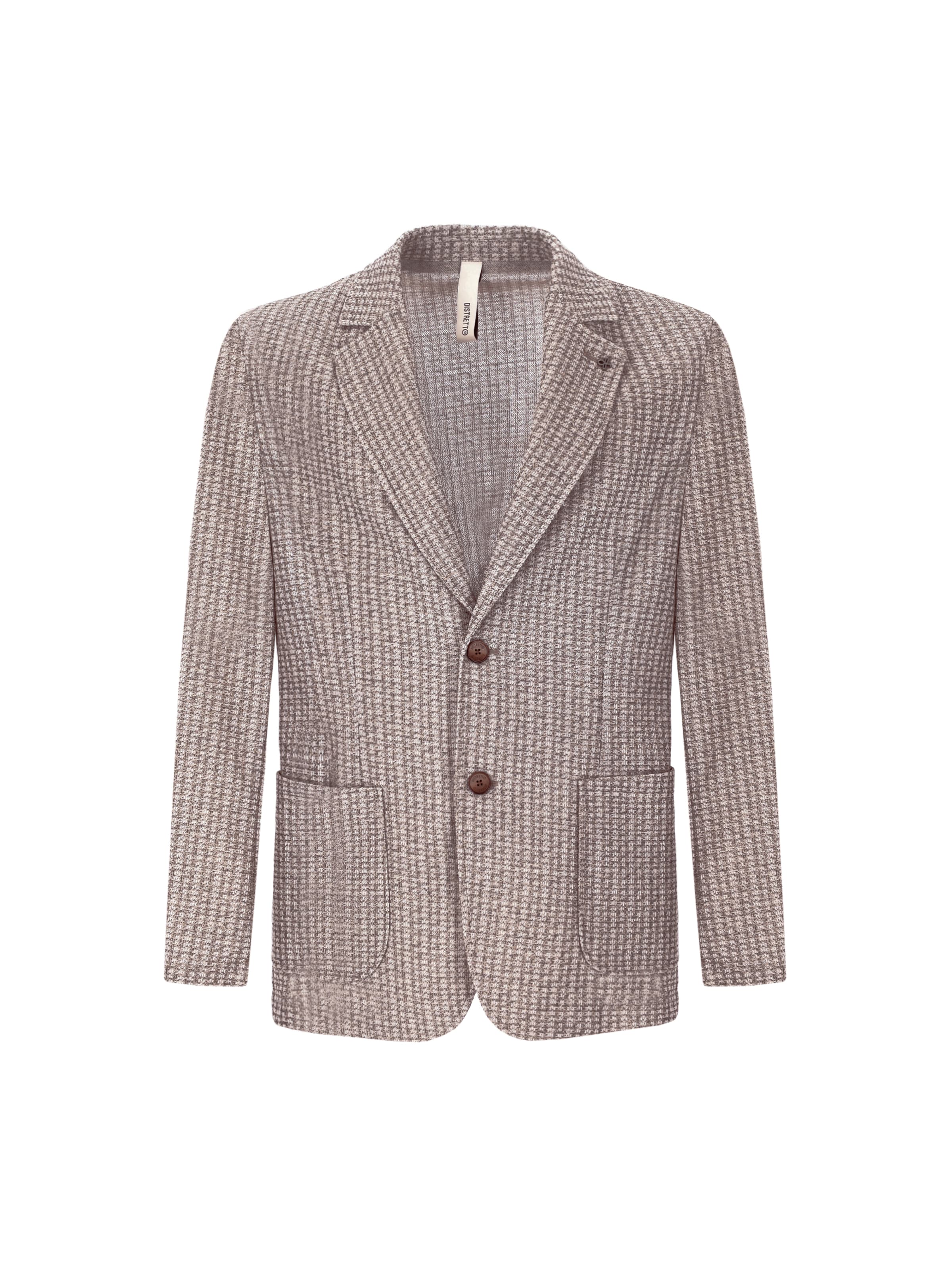 Distretto12 Regular fit Blazer 'Nespolo' in Beige: front
