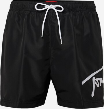 Tommy Jeans Szorty kąpielowe w kolorze czarny: przód
