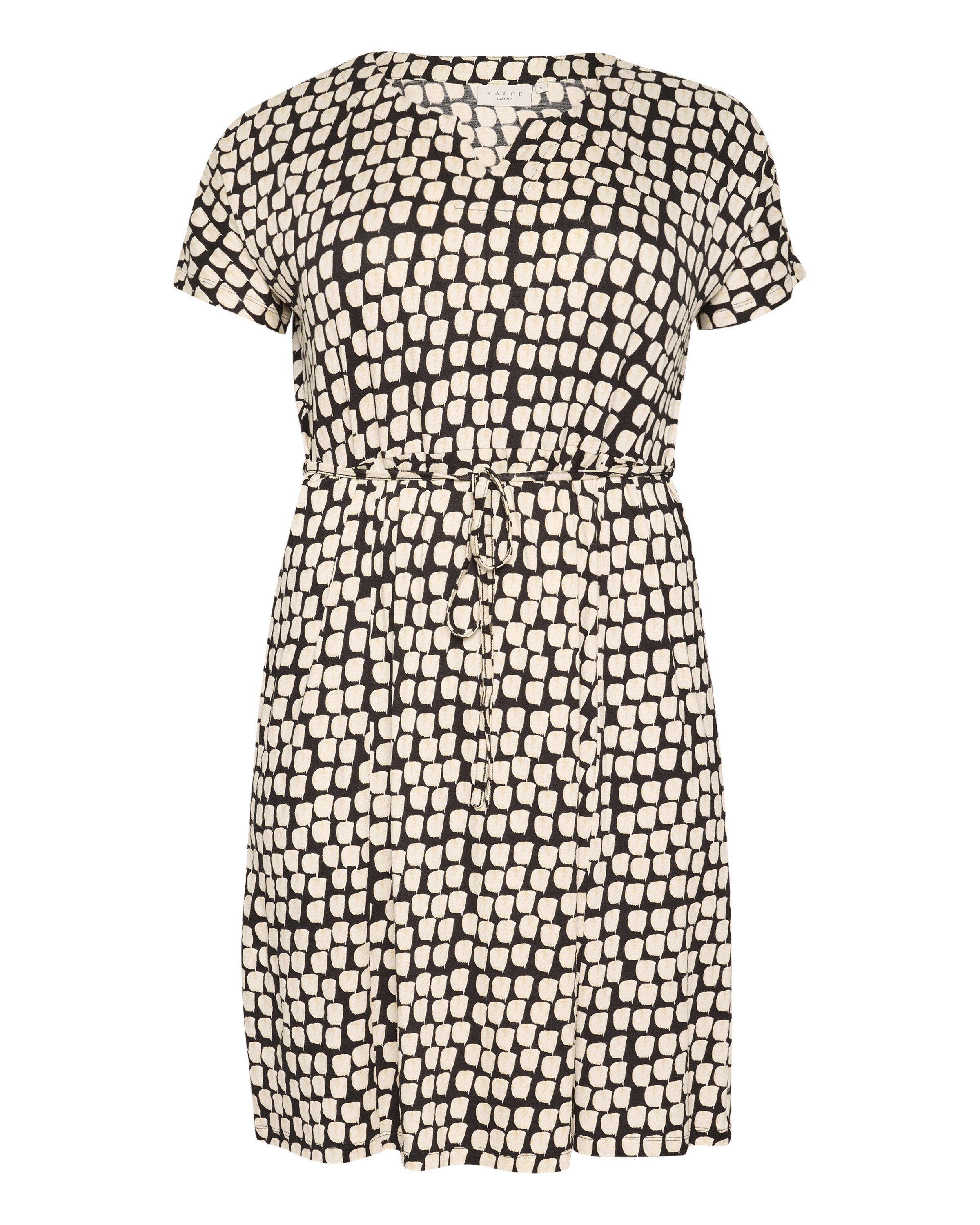 KAFFE CURVE Kleid 'Mella' in Schwarz: Vorderseite