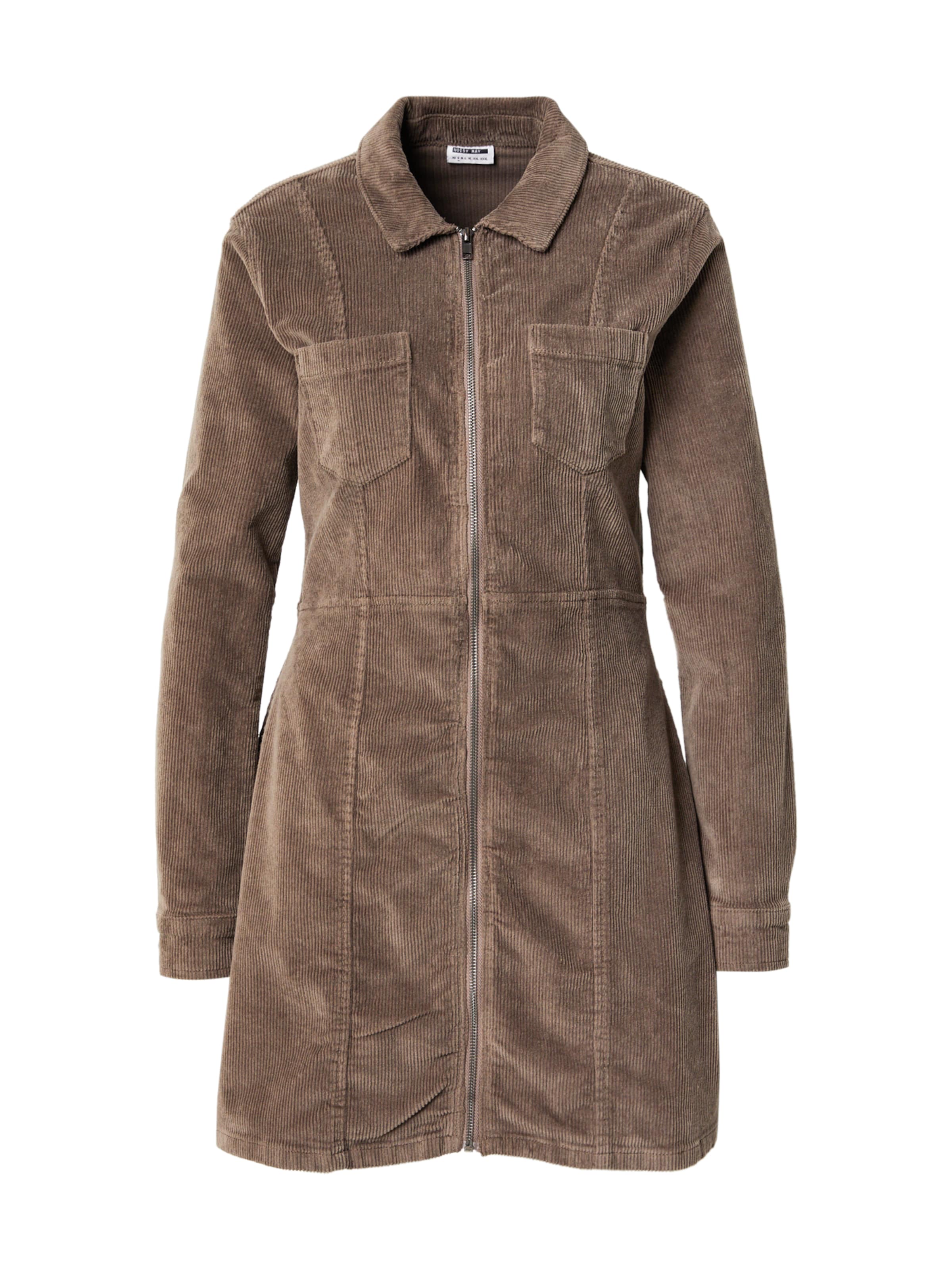 Noisy may Košilové šaty 'NMNISE' – hnědá: přední strana