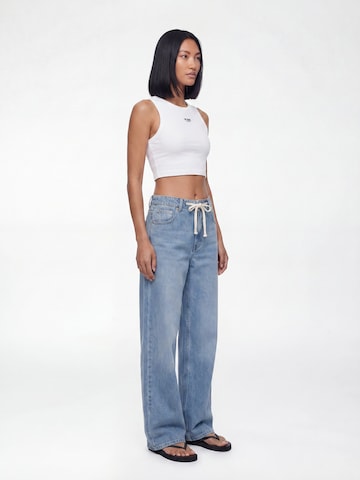 V!BE STUD!OS Широкий Джинсы в Синий