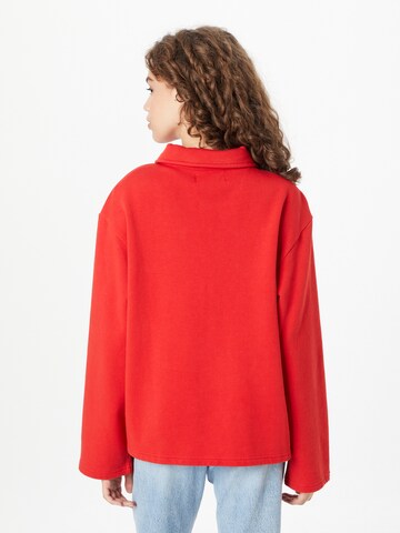 Thinking MU - Sudadera 'LAVA' en rojo