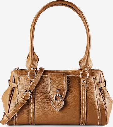 Sac bandoulière 'Corniola' Liu Jo en marron : devant