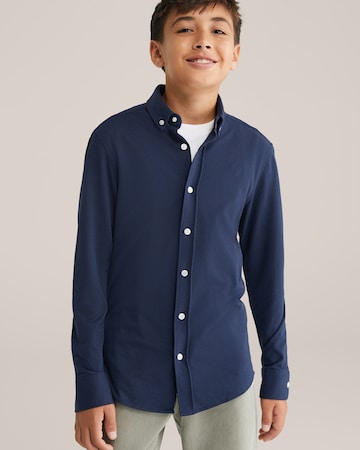 WE Fashion Regular Fit Hemd in Blau: Vorderseite