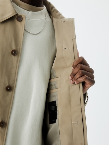 Pull&Bear Between-Seasons Coat in Beige