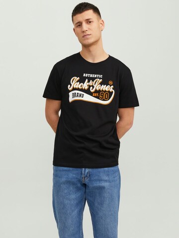 JACK & JONES T-shirt i svart: framsida