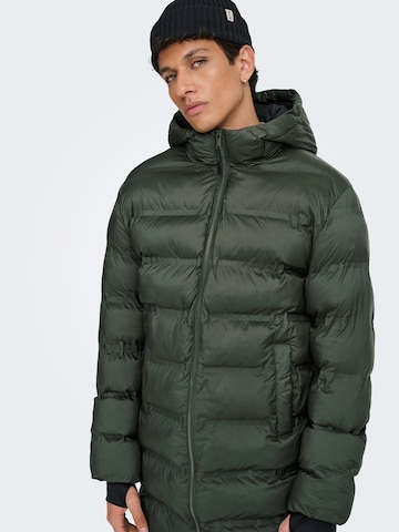 Geacă de primăvară-toamnă 'ONSUNION' de la Only & Sons pe verde