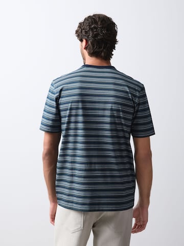 Next - Camisa 'N. Premium' em azul