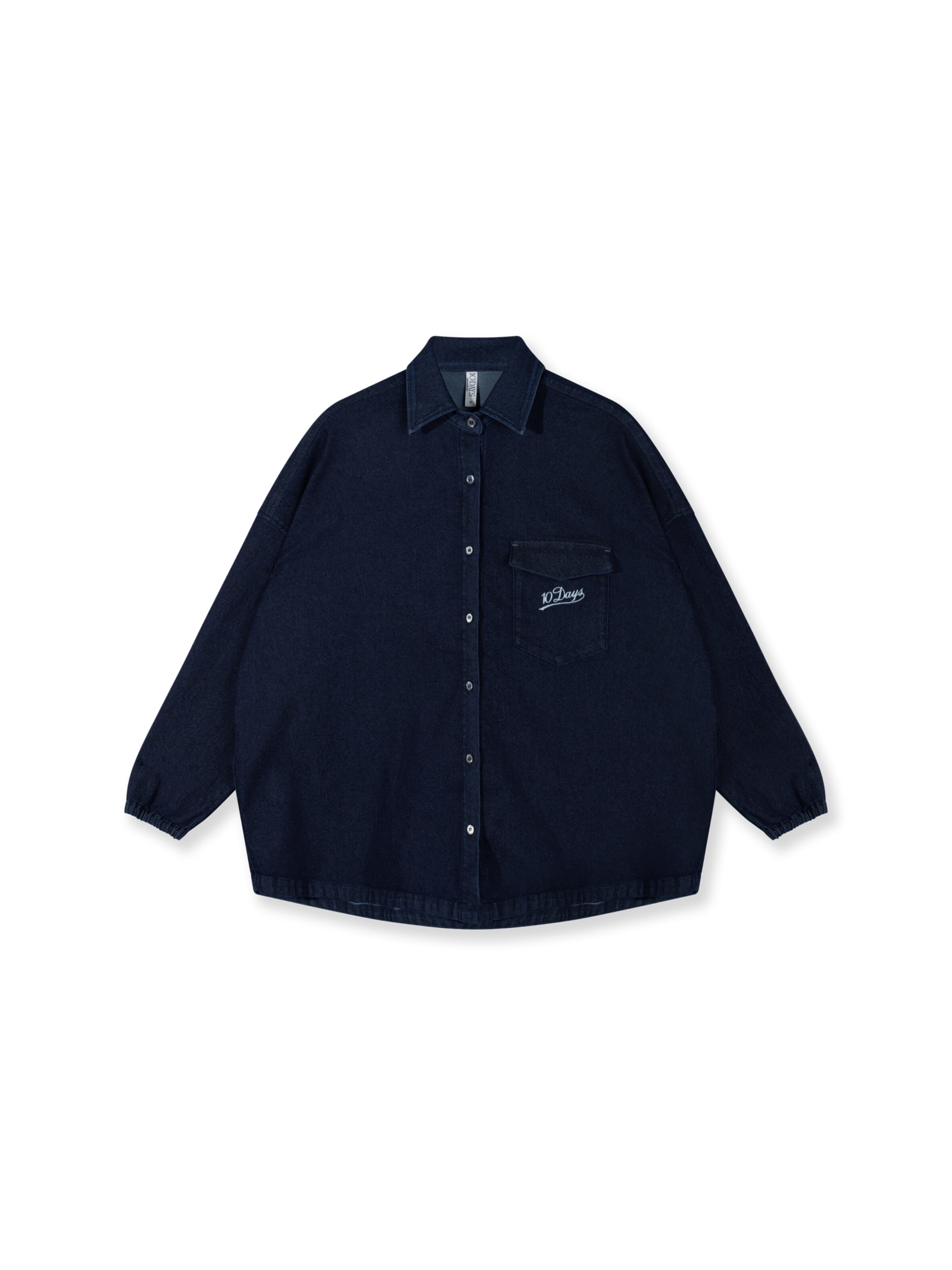 10Days Blouse in Blauw: voorkant