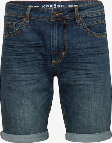 mėlyna KOROSHI Standartinis Džinsai: priekis