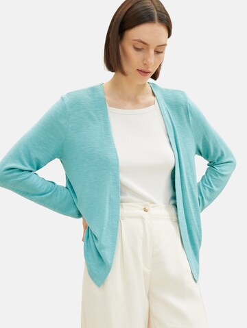 TOM TAILOR Knit Cardigan in Blue