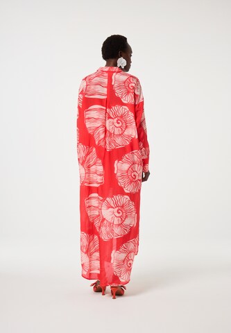 Robe-chemise Fabienne Chapot en rouge