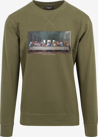 MT Men Sweatshirt 'Can´t Hang With Us' in Green: front
