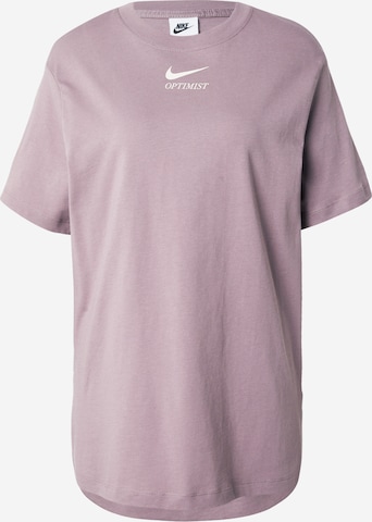 Nike Sportswear Футболка в Лиловый: спереди