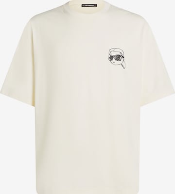 Karl Lagerfeld Футболка ' IKON ' в Бежевый: спереди