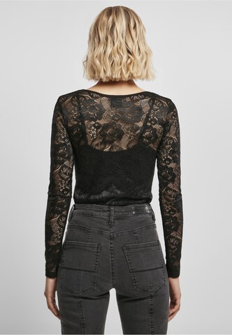 Urban Classics Shirt bodysuit in Black