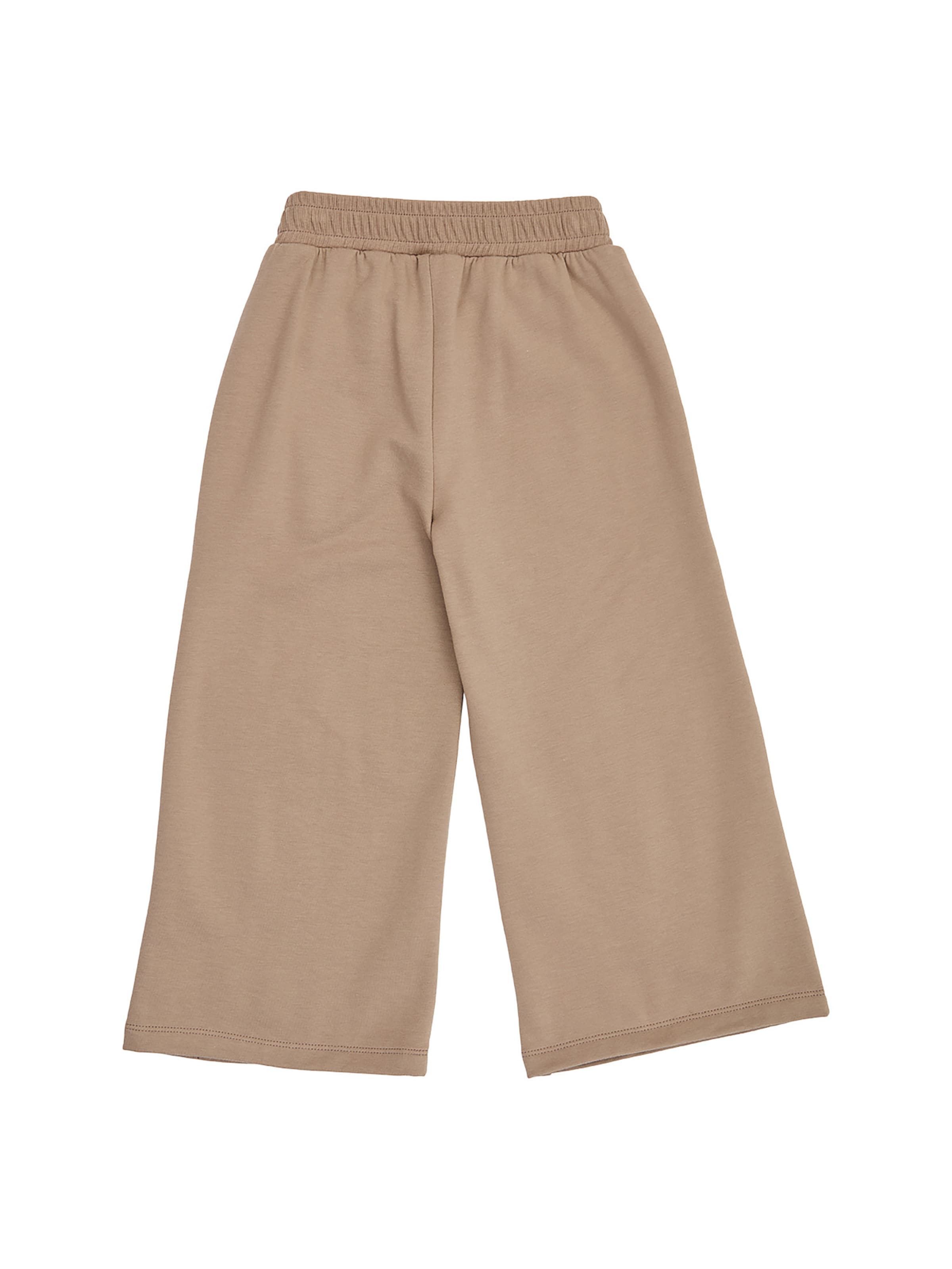 Müsli - Pierna ancha Pantalón en marrón
